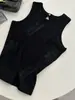 Colete Tricot Yuran 26 Primavera/Verão Novo Modal Costela Decote nas Costas Gota Vazado Stretch Emagrecedor