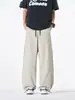 Pantalones Cargo Woodpecker para Hombre Holgados para Exterior Paracaidista Asalto Rectos Casual Versátiles Negros Deportivos Largos