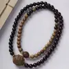 Pulsera de Sándalo Verde 0.6 Múltiples Círculos DIY Ruyi Estilo Hecho a Mano Cuentas Lisas de Barril 0.8 Nuevo Estilo Chino Pulsera de Estilo Nacional