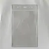 Set de tarjetas de PVC transparente para identificación laboral, cordón para gafete de estudiante, etiqueta de marca, impermeable, set de insignias para exposiciones, Mayoreo