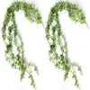 Decoración de Pared para Sala de Estar con Eucalipto Simulado Planta Verde de Eucalipto Colgante de Pared Flor Flor Artificial Enredadera Colgante de Planta Enredadera Chlorophyllum