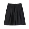 Calças de terno de cor doce por atacado transfronteiriço calças cortadas retas femininas cintura alta emagrecimento calças casuais 2023 shorts pequenos