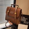 Bolsa de design de nicho feminina outono 2023 nova mochila mochila escolar portátil mochila de viagem retrô coreana