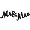 Suministro de fábrica de madera MR &amp; MIS suministros para bodas adornos de madera con letras en inglés accesorios de fotografía de bodas