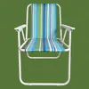 Cadeira de braço dobrável listrada para exterior, cadeira de praia de camping, cadeira portátil de tecido Oxford, cadeira dobrável portátil para exterior