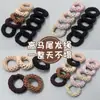 2026 Novo Estilo Elástico de Cabelo para Mulheres, Elástico de Cabelo Grosso e Fashion, Rabo de Cavalo Alto Que Não Desaba, Elástico de Cabelo de Alta Elasticidade, Cobertura de Couro Premium