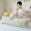 Suave y acogedor~ Almohada larga de terciopelo de leche con rebote lento, cojín de cabecera para niñas, adecuado para dormir de lado y abrazar las piernas, extraíble y lavable