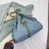 Bolso Cubo Acolchado con Cadena Estilo Tweed Simple para Mujer Verano 2025 Nuevo Bolso Cruzado Plata Negro