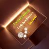Quadro de Desenho Apagável DIY para Crianças Brinquedo Quadro de Escrita Conjunto de Enfeites de Halloween Quadro de Mensagens Luz Noturna USB Luz Noturna Luminosa