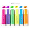Plumón Marcador Fluorescente Estudiantes Dibujan Pluma para Notas Clave Pluma para Cuentas a Mano Pluma para Dibujo Graffiti Marcador Fluorescente Color Macarrón