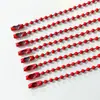 Corrente de Contas Coloridas Acessórios para Joias DIY Cordão para Celular Corrente de Contas Onduladas Corrente para Pendurar Guka Fivela de Brinquedo para Mala Corrente de Etiqueta
