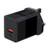 Cargador rápido PD británico de GaN, cabezal de carga rápida multiprotocolo de nitruro de galio, carga rápida PPS, uso de PD25W + QC18W al mismo tiempo