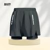 Traje de baño para hombre de doble capa, bañador para jóvenes, equipo de natación, conjunto completo para hombre, traje de top para niño