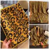 Bufanda Nueva de Seda Simulada, Bufanda Larga de Brocado, Moda Primavera y Otoño, Versátil Chal de Protección Solar de Verano, Turbante