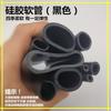 Tubo de silicone preto diâmetro interno 1mm-60mm mangueira de borracha de silicone resistência à temperatura antienvelhecimento tubo de silicone doméstico revestimento resistente ao desgaste
