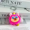 Encantador y popular llavero de peluche de unicornio, regalo de dibujos animados, figura para coche, llavero y accesorio para mochila