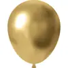 Balão Metálico Dourado Cromado Liso 9