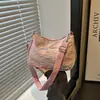Bolso Cruzado Simple Pequeño Nuevo para Chica Japonesa Dopamina Nicho Tela de Nylon Bolso de Hombro Bolso de Mano de Alto Valor