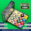 Bolas de Billar Chinas Bola 8 Negra Cristal Color Dieciséis Americano Mesa de Snooker Estándar Tamaño Grande Suministros Accesorios