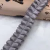 Cinta de Poliéster de 4 cm Línea Media Encaje Fruncido de Descuento Flor de Mano Cinta para Empaquetar Cajas de Regalo Adornos para Ropa Zapatos Sombrero 30 metros