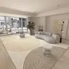 Alfombra Sencilla para Sala de Estar Resistente a la Suciedad Fácil de Cuidar Transfronteriza Antideslizante Cobertura Total Alfombra para Sofá y Mesa de Café Alfombra Avanzada de Terciopelo de Cristal