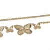 Verano Nuevo Cinturón de Mujer Casual Talla Hebilla de Mariposa Decorativa Cadena Metálica Cintura Cadena con Vestido Listo para la Venta