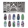 Fabricantes de Estilo Japonés Transfronterizos Suministran Tableros de Estampado para Uñas de Acero Inoxidable Plantillas de Transferencia para Impresión Pintada DIY Creatividad al por Mayor