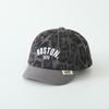 Chapéus de Bebê para Meninos e Meninas Outono e Inverno Novo Estampa de Leopardo Boston Exportação Europeia e Americana Bonés de Baseball para Crianças Bonés com Aba Curta