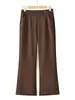 Pantalones Casuales Elegantes Ligeramente Acampanados, Gruesos y Modernos, para Madres de Mediana Edad, Nueva Colección Primavera y Otoño 2026
