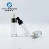 Atacado de fábrica 5/10/15/30ml frasco de vidro para essência conta-gotas com cabeça de borracha frasco para óleo essencial frasco de essência transparente com fundo grosso