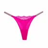 Dropshipping! 1044t Tanga Sexy com Strass Renda Costurada de Seda Gelada Tira Fina Sexy de Corte Alto Calcinha para Mulheres