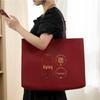 Bolsa de Lona Impressão Loja de Roupas Bolsa Não Tecida Portátil Jaqueta de Penas de Primavera Casaco Impressão Supermercado Grande Capacidade Impressão