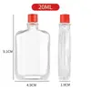 Aceite de cártamo frasco de vidrio botella de aceite medicinal boca grande y pequeña botella de aceite esencial botella de aceite activo botella de aceite esencial para moretones y daños botella sellada