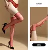 Calcetines Altos de Malla Rosa con Puntos Transparentes Tentación Sexy Medias Altas Calcetines para Mujer 8115