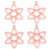 Estrella geométrica estrella de seis puntas Accesorios para joyería DIY Pulsera Llavero Colgante decorativo Colgante L345
