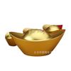 Bronze areia ouro lingote de cobre maciço enfeites recrutar arroz em tesouro pressão cilindro decorações sala de estar abrindo casa aquecendo presentes