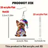 Pendientes Colgantes Gatito Espacial Transfronterizos Accesorios Sexy para el Día a Día y Fiestas Regalos de Navidad Adecuados para Mujeres Todas las Estaciones