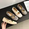 Zapatos Mary Jane cuadrados de estilo francés con correas cruzadas, nueva colección 2026, bailarinas ultrasuaves y ligeras para usar en exteriores