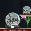 Flor de Hierba de Guangxi Piedra Cruda Piedra Extraña Pintura de Piedra Adorno de Piedra Natural Piedra Ornamental Pintura China Casa de Piedra Guardián de Piedra Colección de Piedras Verde