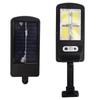 Nueva farola solar de exterior con inducción, luz de pared para patio, inteligente con control remoto, iluminación COB de luz fuerte, farola pequeña