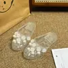 Nuevos Zapatos Transparentes de Cristal Coreanos, Populares Accesorios Versátiles de Zapato Jelly con Flores, Dijes y Hebillas de Zapato DIY para Mujer