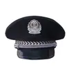 Gorra Grande Infantil Sombrero de Policía Guardería Niños y Niñas Pequeño Sombrero de Policía de Tráfico Sombrero de Policía Azul Marino Sombrero de Sheriff Gato Negro Sombrero de Ala Ancha