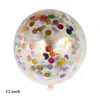 Amazon Globos Transparentes de Confeti y Brillantina de 12 Pulgadas Redondos Transparentes con Confeti de Colores Decoración de Cumpleaños