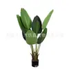 Planta Artificial Grande de Chão Bananeira Viajante Falsa Verde Canna Banana Decoração de Sala de Estar Decoração de Interiores Ave do Paraíso