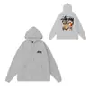 Marca de Moda Extranjera Stu Sudadera Otoño e Invierno Chaqueta con Capucha Casual Holgada para Hombres y Mujeres Parejas Ins