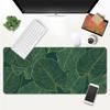 Alfombrilla para Teclado de Computadora Oversize Estilo Nuevo Ola de Mar Simple y Resistente a Manchas Transfronteriza con Patrón de Nube Flor de Durazno, Alfombrilla Gruesa Lavable para Escritorio y Alfombrilla para Ratón