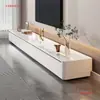 Mueble de TV de Madera Maciza de Pie Lujo Ligero Sala de Estar Uso Doméstico 2026 Nuevo Estilo Apartamento Pequeño Gabinete de Piso Mesa de Café Combinación de Mueble de TV
