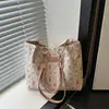 Bolso de Moda Coreano para Mujer 2025 Verano Nuevo de Gran Capacidad de Moda Dibujos Animados Bolso de Hombro Bolso Bandolera Bolso de Mano para Viaje