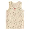 Chaleco térmico de algodón puro para niñas de otoño e invierno, unisex, sin costuras, ropa interior ajustada, top sin mangas para niños