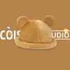 Gorro de Peluche Rilakkuma Cálido y Lindo de Dibujos Animados para Niñas Dulce y Versátil Revela Rostro Pequeño Oso Marrón Gorro de Pescador Personalizado